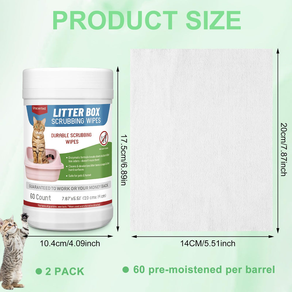 Breling litter box scrubbing wipes dispensing cap demo for easy, mess-free use.