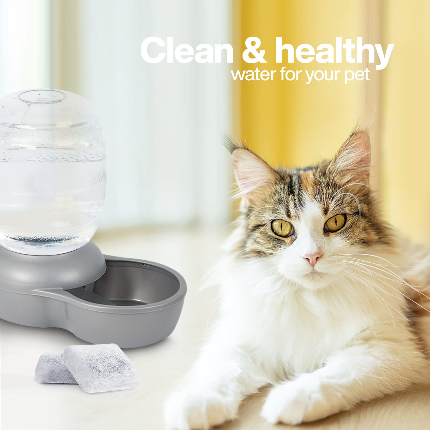 BRENSTEN Mason Gravity fountain filter highlights triple-layer protection for steady flow