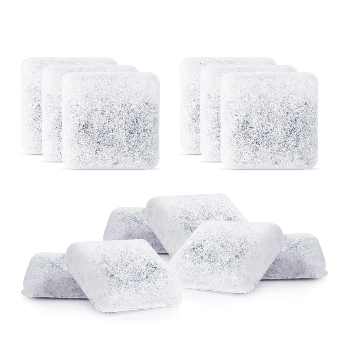 BRENSTEN pack 12 replacement filters for Petmate Mason deliver clean, fresh water daily