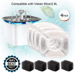 BRENSTEN sponge filter for Veken 95oz keeps water clean