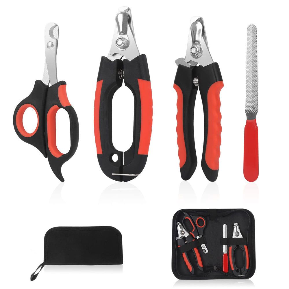 Bretheil dog nail clippers set with storage case for organized grooming sessions