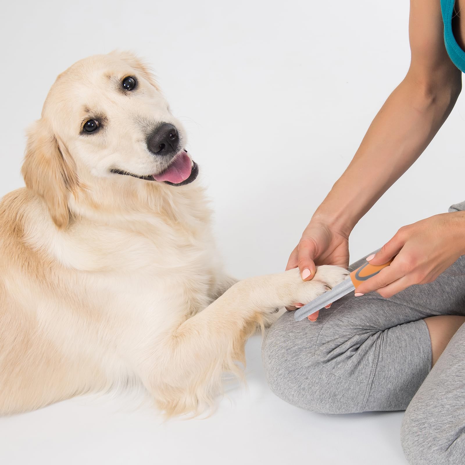 Bretheil nail file features a rubber grip for controlled, fatigue-free grooming.