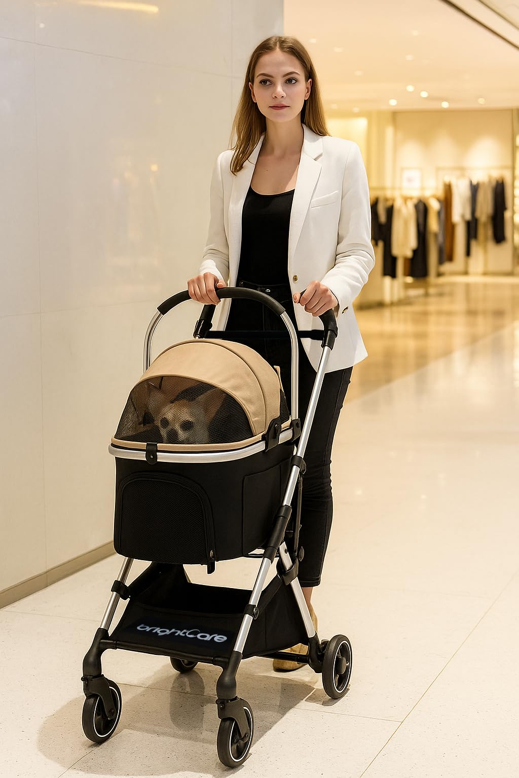 BrightCare supports daily travel with comfortable, adaptable design
