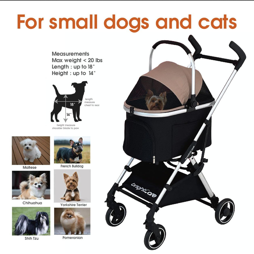 BrightCare lightweight 11lb frame enables easy lifting and maneuvering