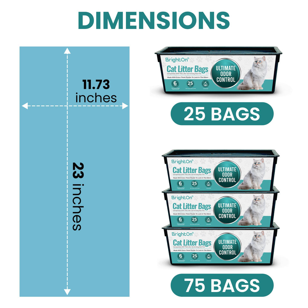 BrightOn bags provide a perfect fit and easy removal when full.