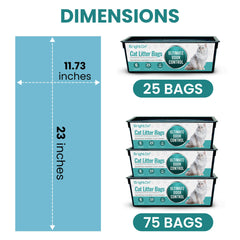 BrightOn bags provide a perfect fit and easy removal when full.