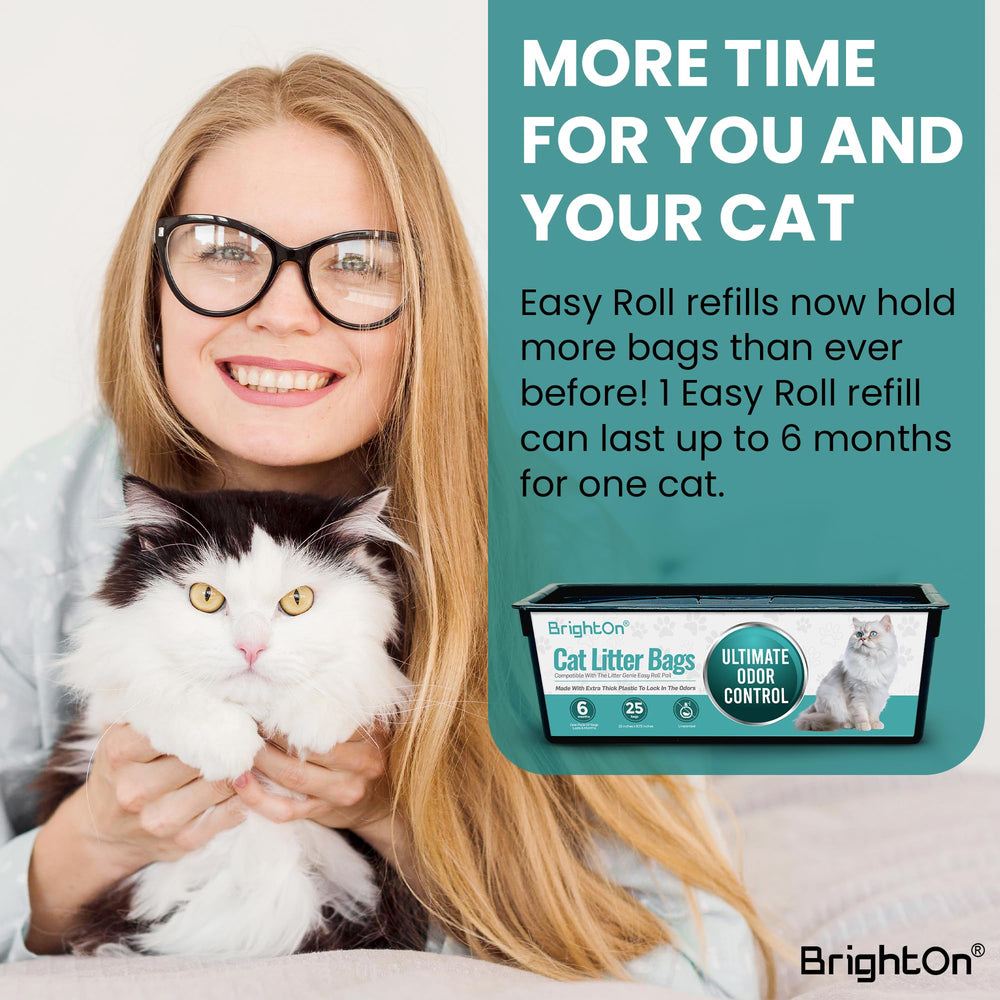 BrightOn refill rolls help maintain a tidy disposal routine.