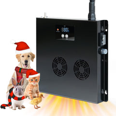 Briidea 400W dog house heater front view provides compact warmth for pet spaces.