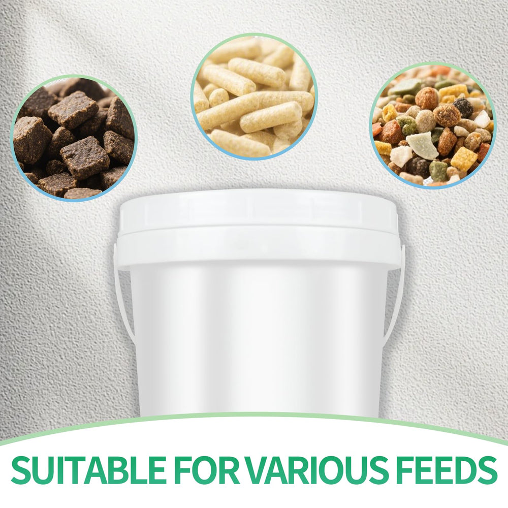 Briidea anti-clog dispensing mechanism keeps pellets flowing smoothly in damp conditions.