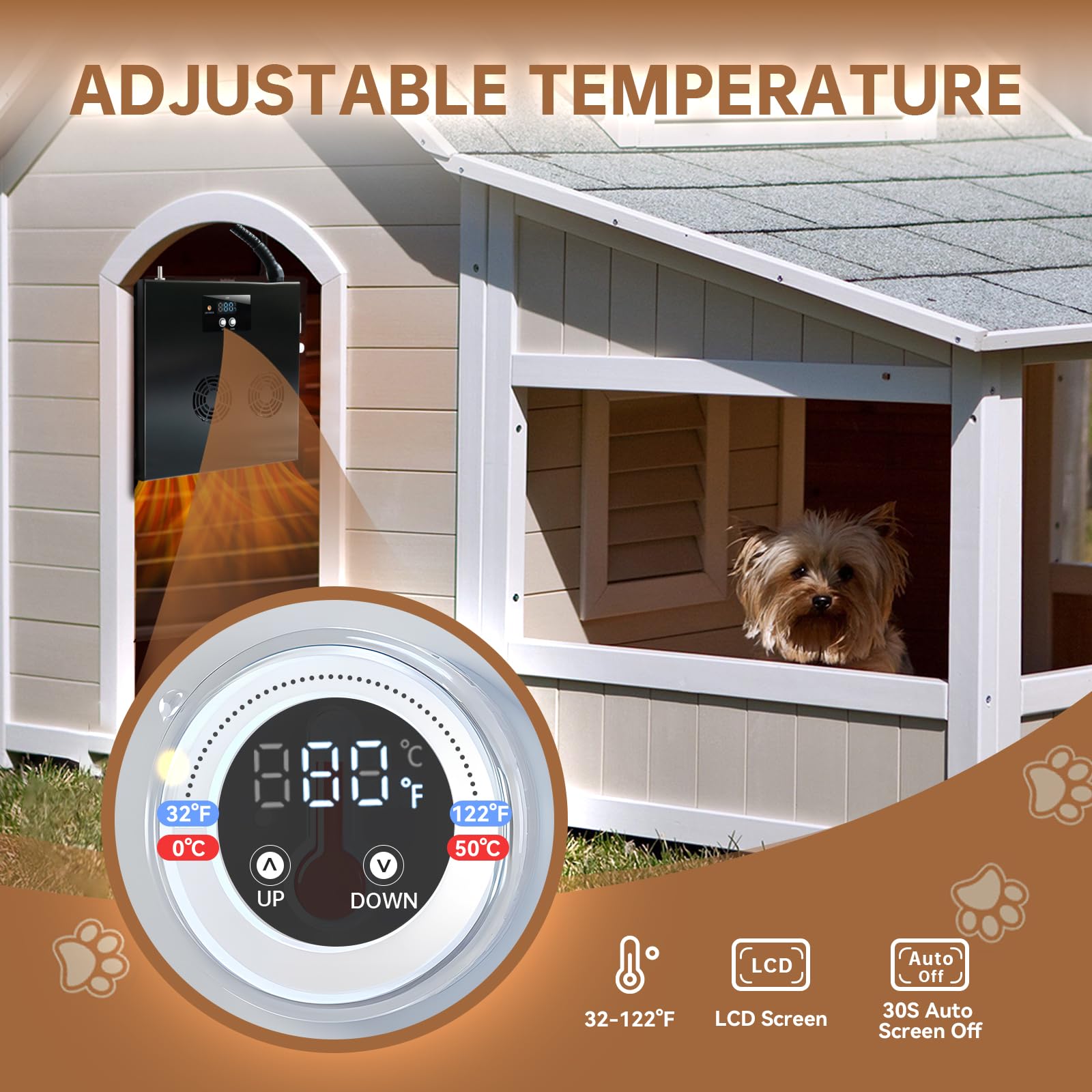 Briidea chew-resistant cord close-up highlights pet-safe power protection.