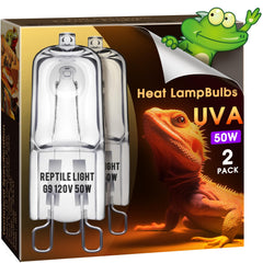 Briignite G9 heat lamp bulbs provide reliable reptile warmth for basking and appetite support.