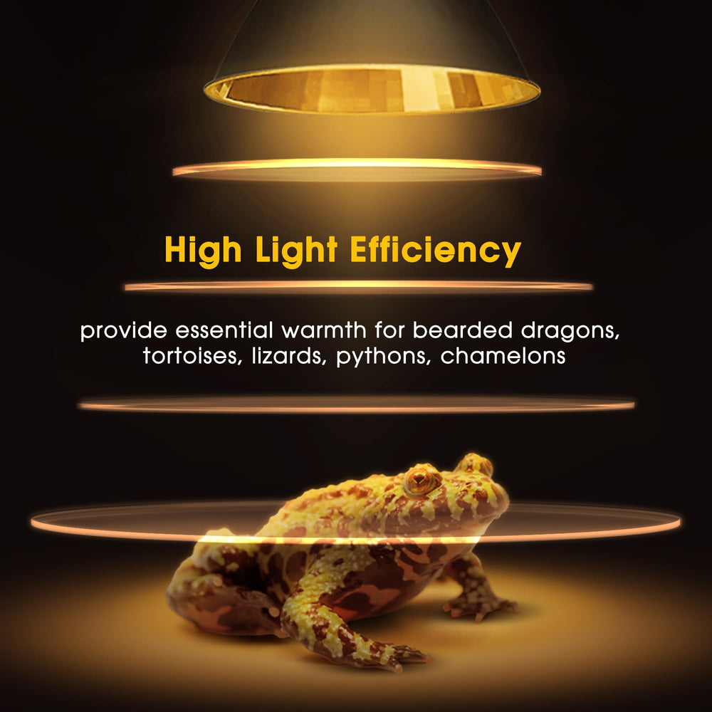 Briignite vented housing with radiating holes aids heat dissipation.
