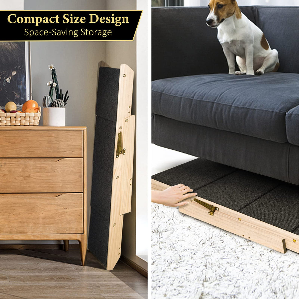 BRIKY folded-depth view highlights 3.15 inch depth for ultra-compact storage.