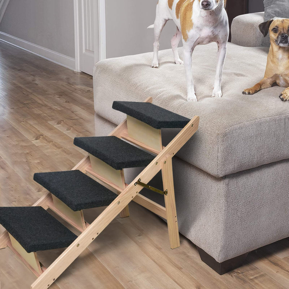BRIKY weight-capacity-110-lbs shows support for small to large dogs.