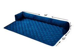 Brilliant Sunshine bed mat slip-resistant back protects furniture on fabric and leather
