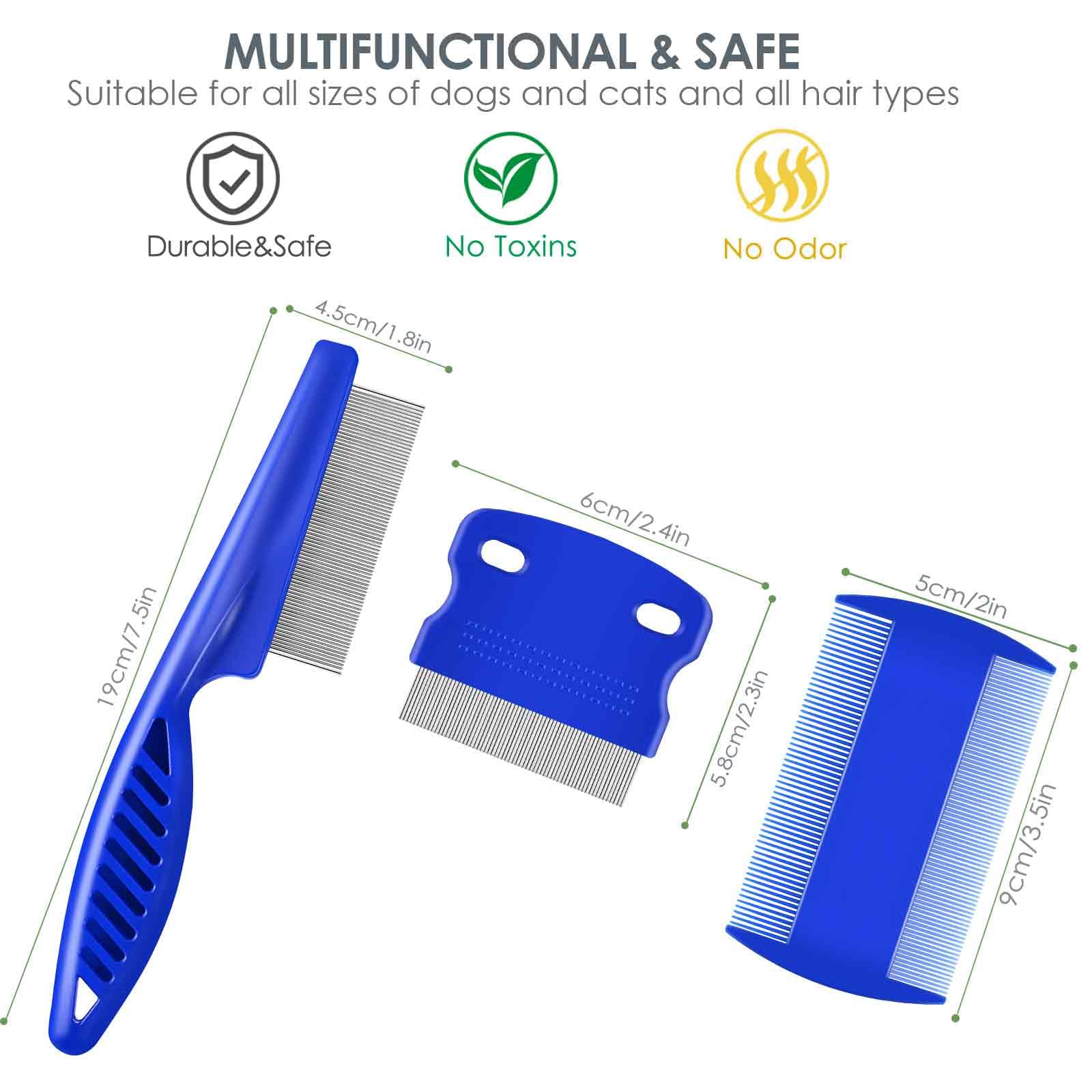 BRILLIRARE 2-tooth comb closeup: precise detangling for knot-prone areas.