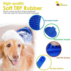 BRILLIRARE adjustable ring handle ensures secure grip for long grooming sessions