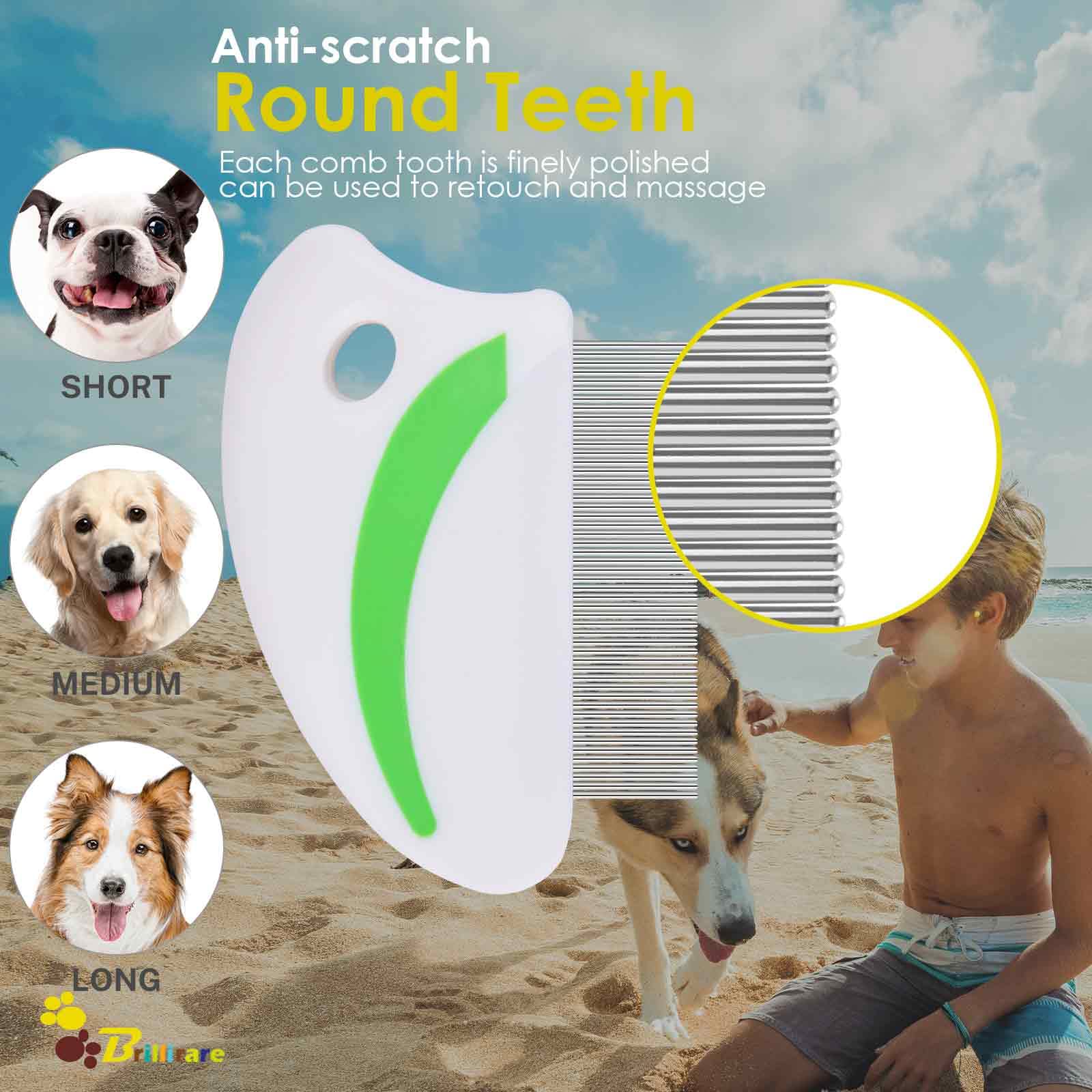 Brillirare ergonomic ABS grip for comfortable long grooming sessions.