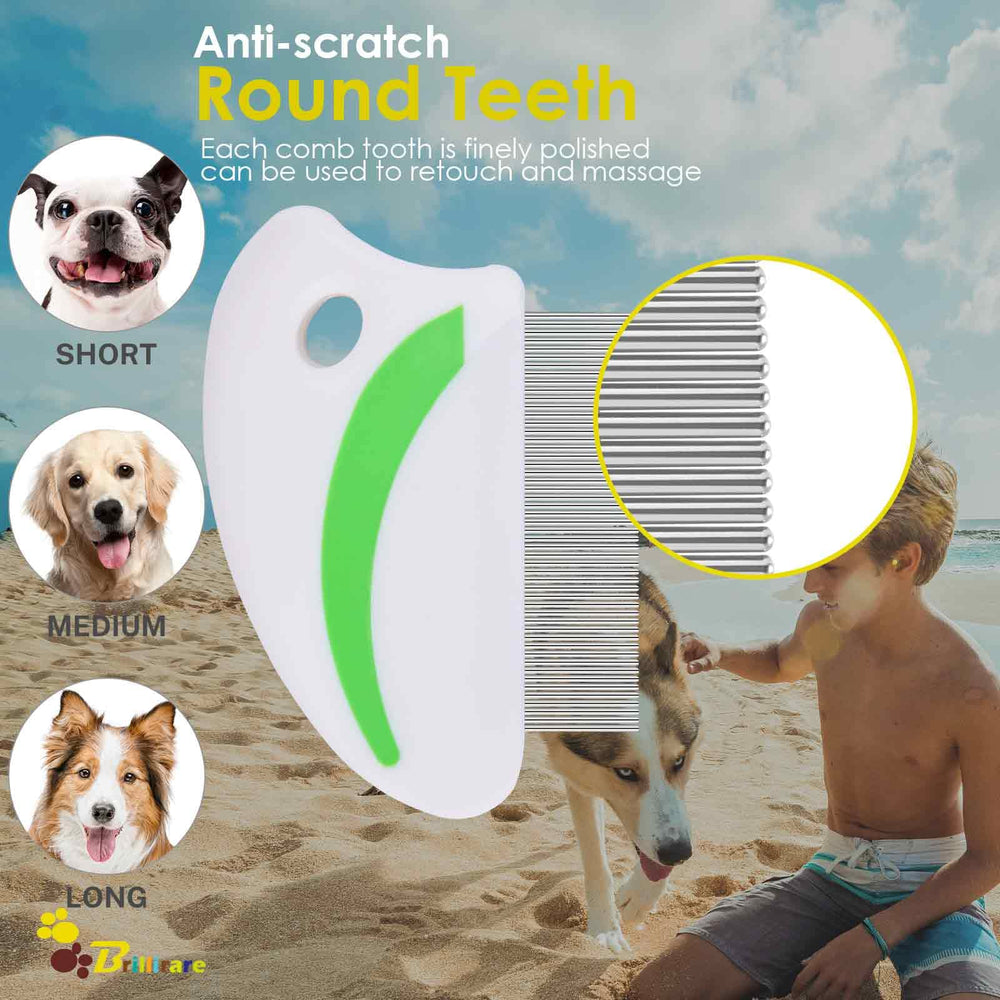 Brillirare ergonomic ABS grip for comfortable long grooming sessions.
