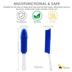 BRILLIRARE soft silicone tips brush showing gentle bristles for sensitive skin