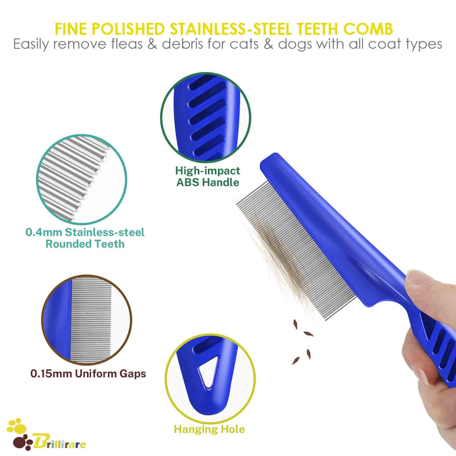 Brillirare stainless steel teeth close-up showing durable, corrosion-resistant design.