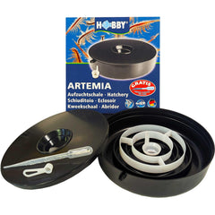 Brine Shrimp Direct hatchery dish front view for compact small batches.