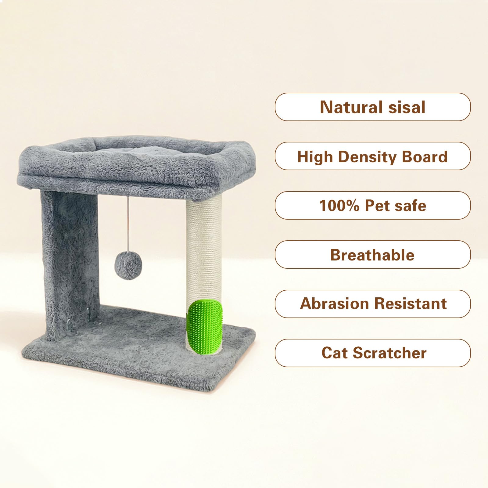 Britepaws easy-assembly cat tree arrives ready to set up within minutes