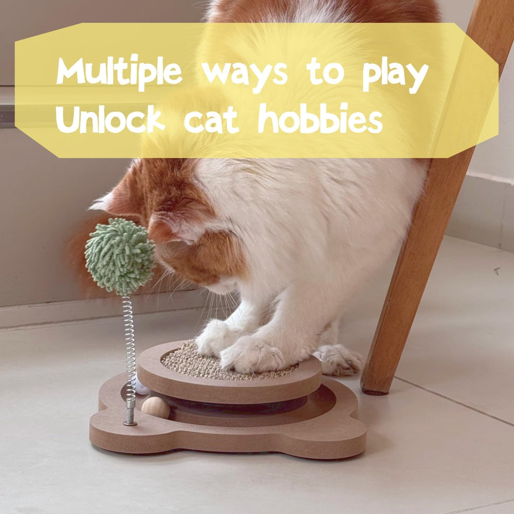Britepaws space-saving circle design fits compact rooms