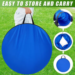 Briwooody agility tunnel foldable portable setup fits small storage spaces