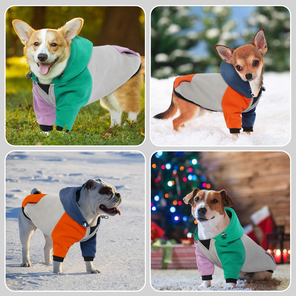 BRKURLEG dog hoodie pocket-use for snacks and small items.