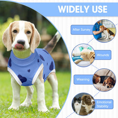 BRKURLEG recovery suit breathable cotton keeps pets comfortable during recovery