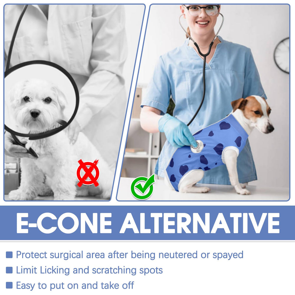 BRKURLEG recovery suit allows dogs to play eat and sleep with ease
