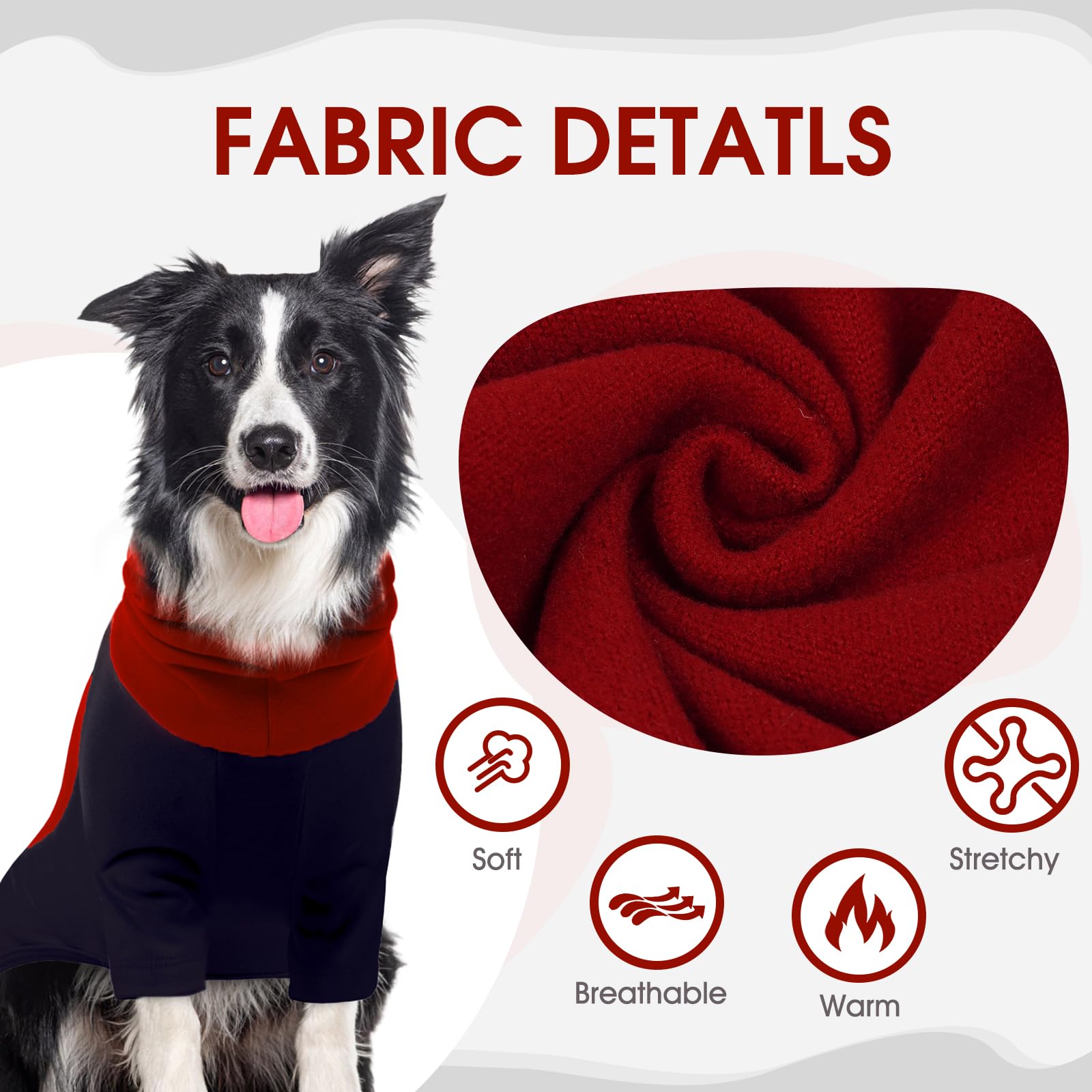 BRKURLEG dark-blue fleece provides warm wrap for winter walks