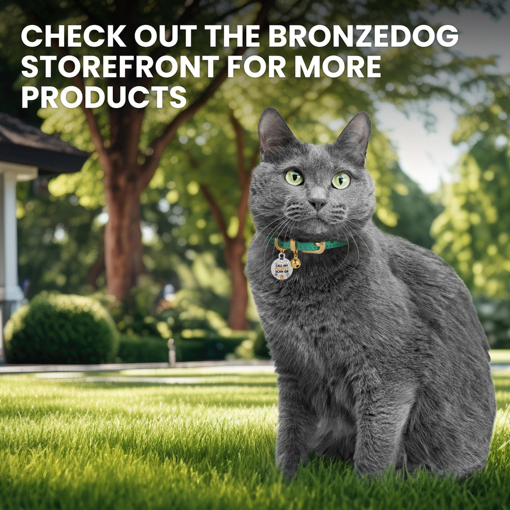 BRONZEDOG cat collar small dog kitten fit displaying versatile sizing
