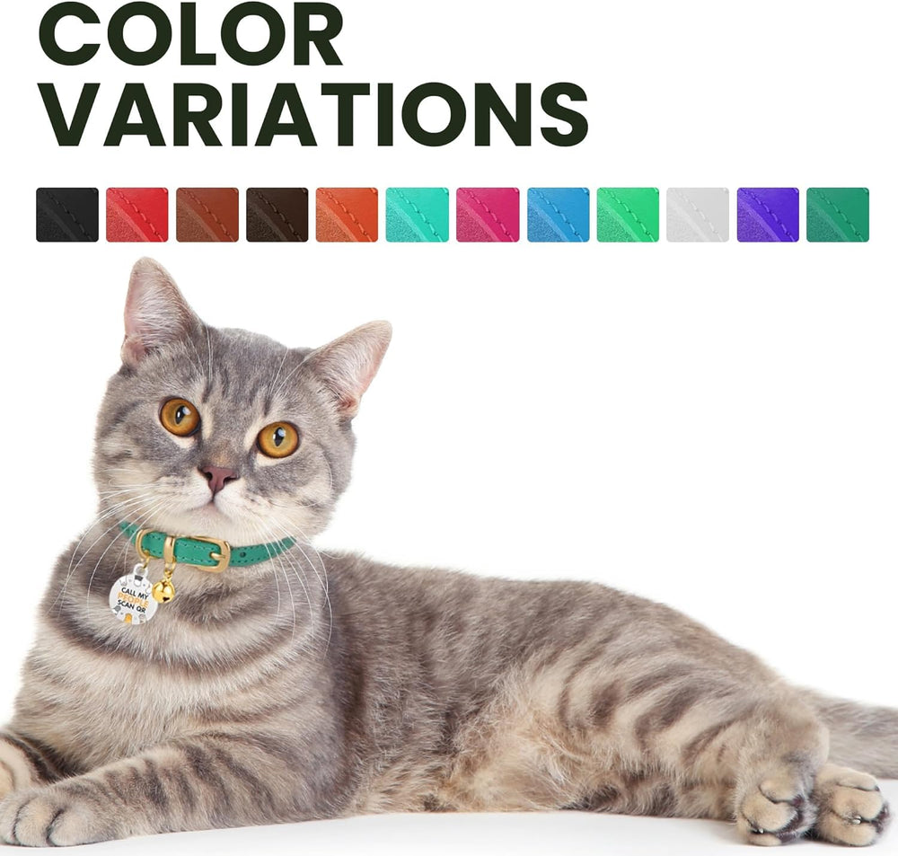 BRONZEDOG collar compacto, ideal para gatitos y perros mini para uso diario.