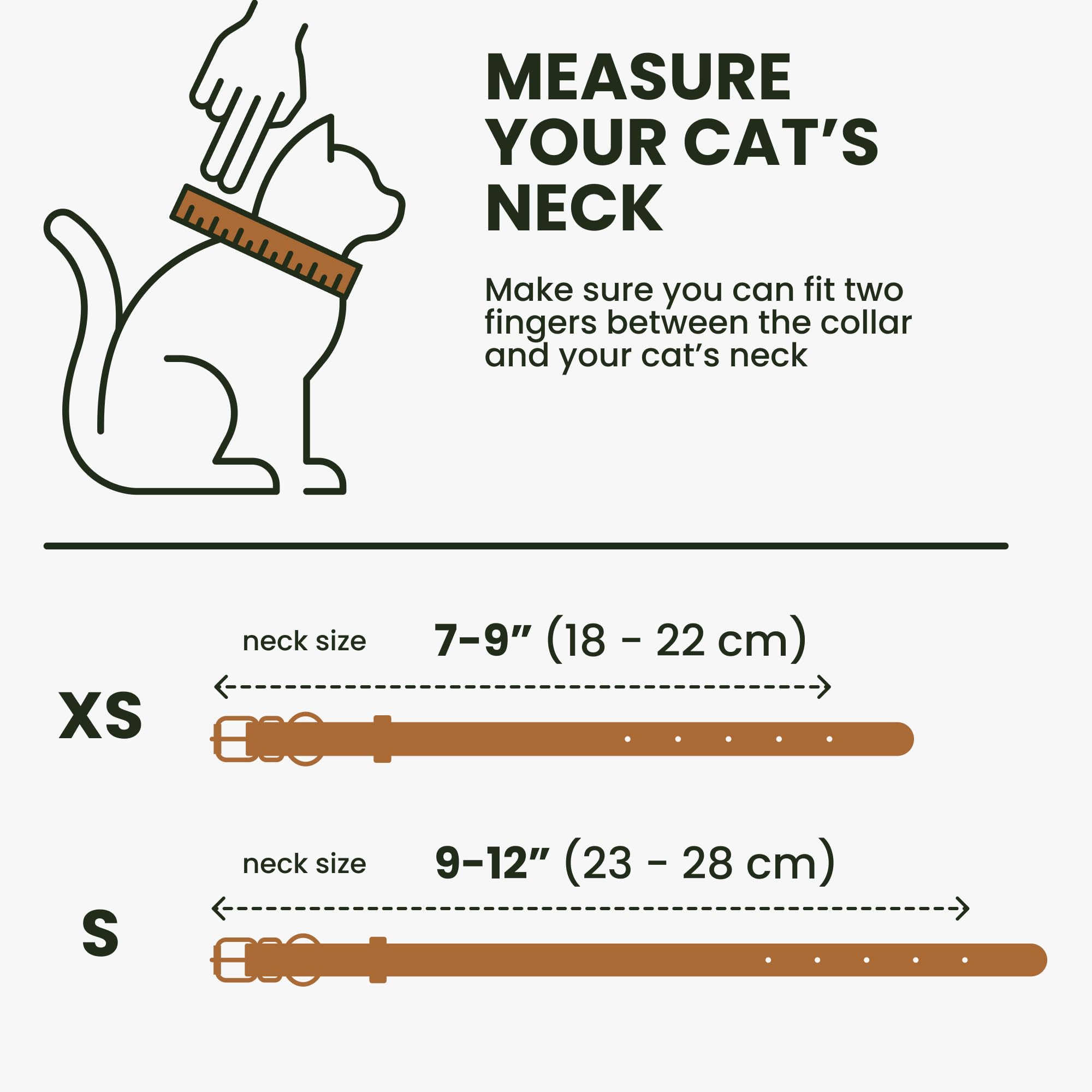 BRONZEDOG leather cat collar gift-ready packaging and accessories
