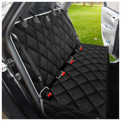 BRONZEMAN bench seat cover waterproof material shields upholstery from spills and pet messes.