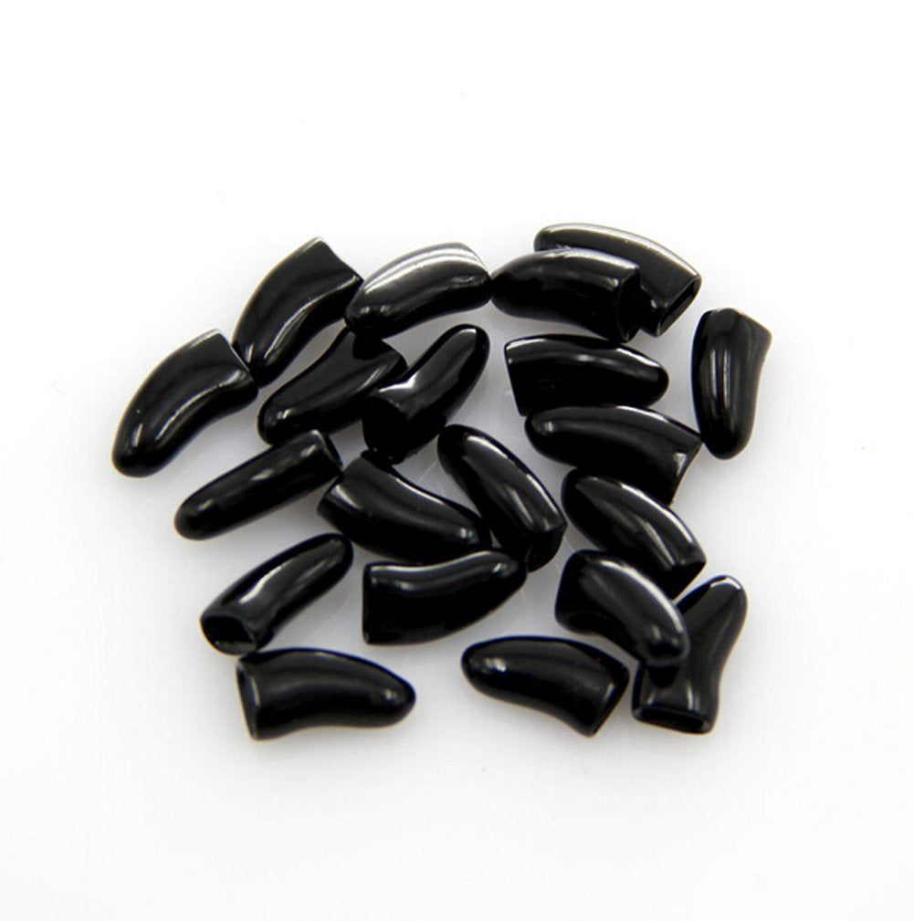 Brostown nail caps pack 100pcs shows soft caps for dogs to reduce scratches.