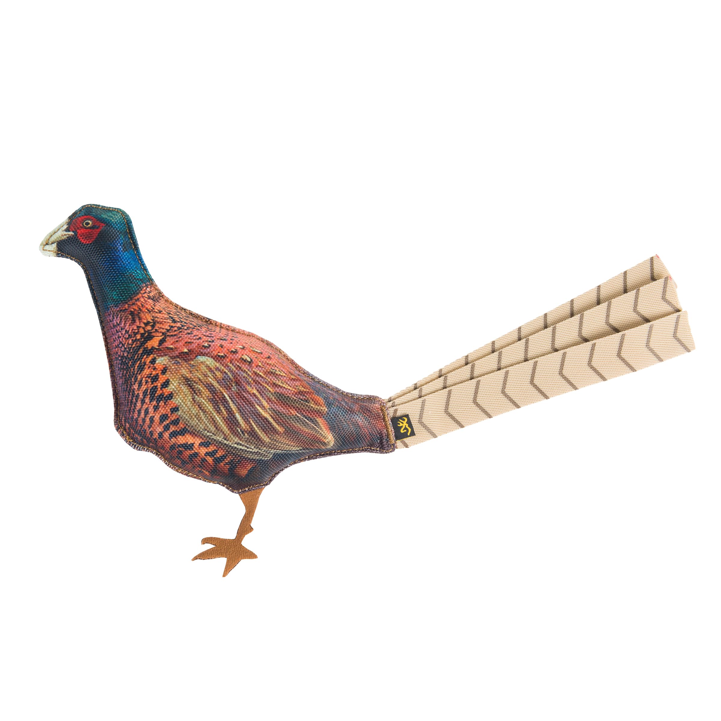 Browning Pheasant Chew Toy pack shot shows durable build for fetch and tug.