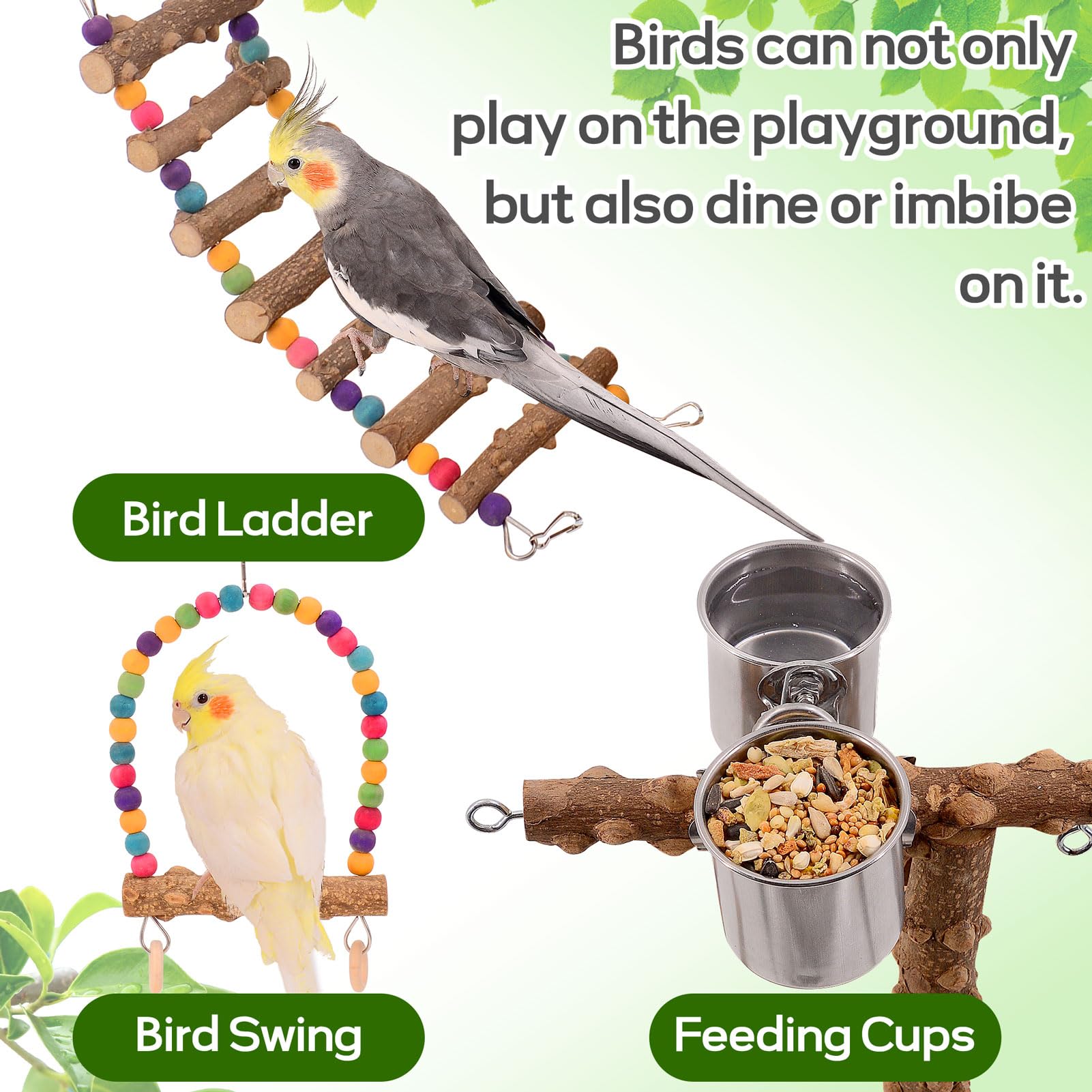 BRSLAIF small-to-medium-parrot-toys—mental stimulation through interactive play.