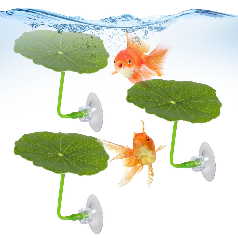 Bruislard betta leaf hammock packaged with three pieces enhances tank aesthetics.