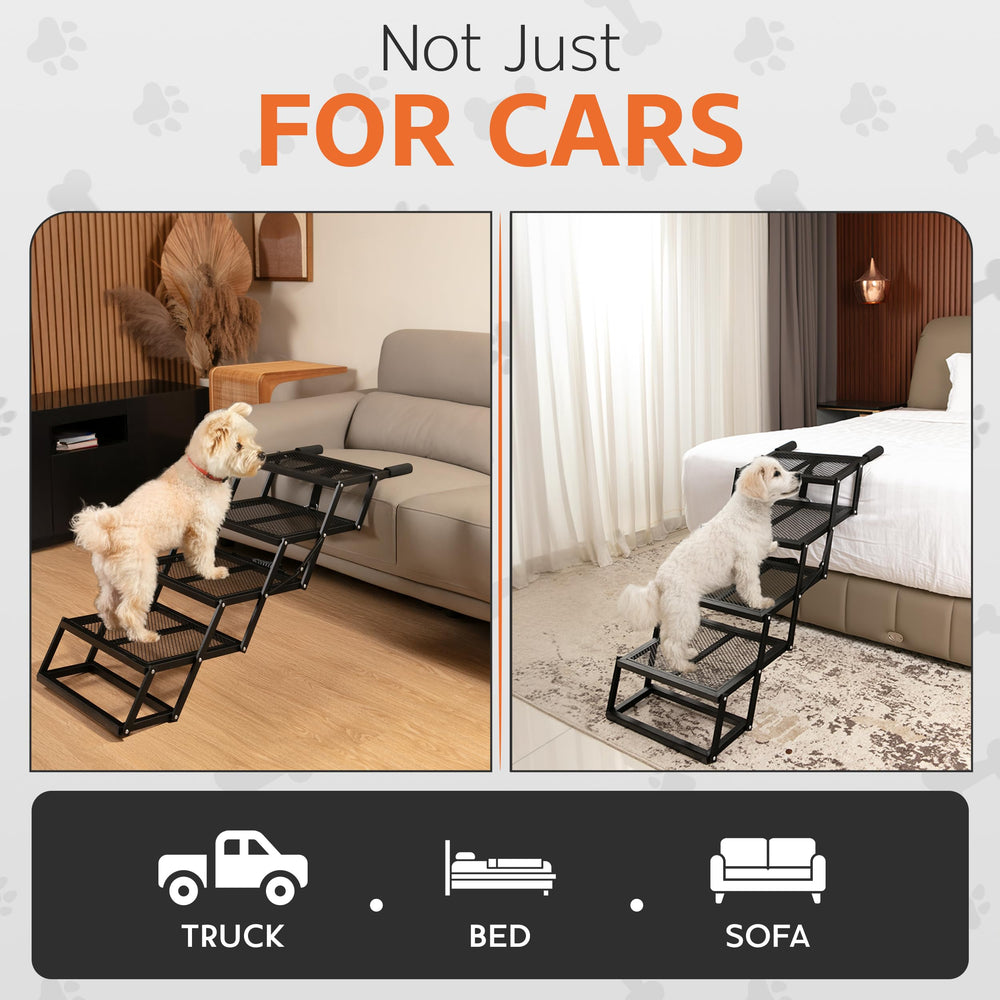 Brulio indoors-outdoors versatility helps dogs reach beds and sofas safely