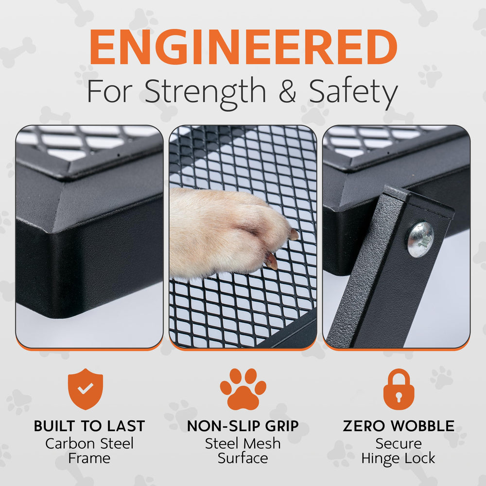 Brulio secure hinge lock prevents wobble for confident climbs