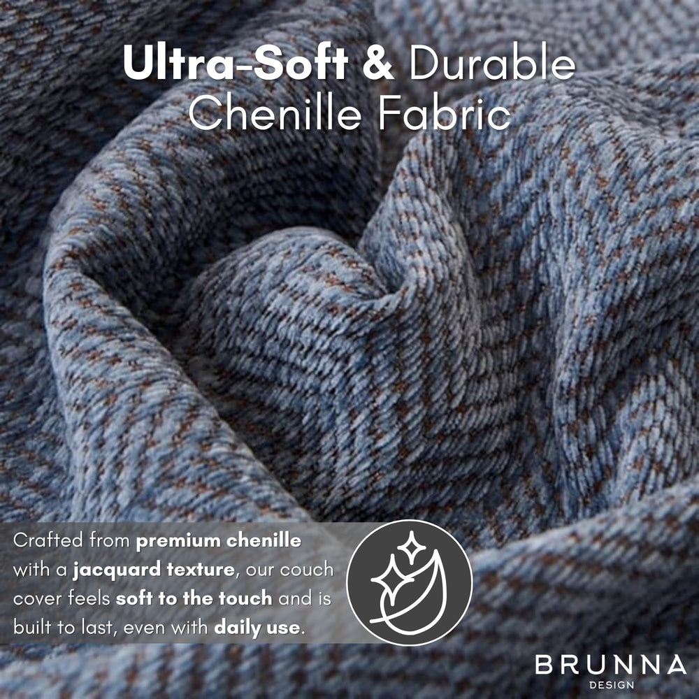 BRUNNA DESIGN durable washable couch cover for simple cleaning.