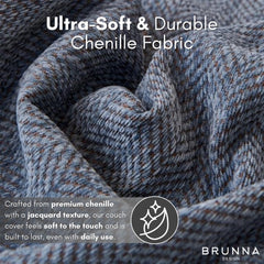 BRUNNA DESIGN durable washable couch cover for simple cleaning.