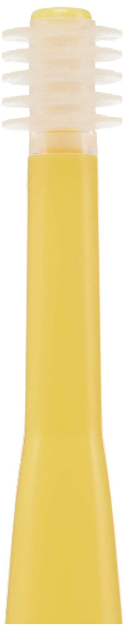 Brush My Teeth safe end cap prevents mouth pokes during routine brushing
