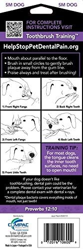 Brush My Teeth soft bristles close-up for thorough plaque removal in small dogs