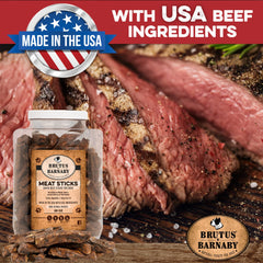BRUTUS & BARNABY organ-meat protein closeup highlights beef lung and turkey liver for pure protein.