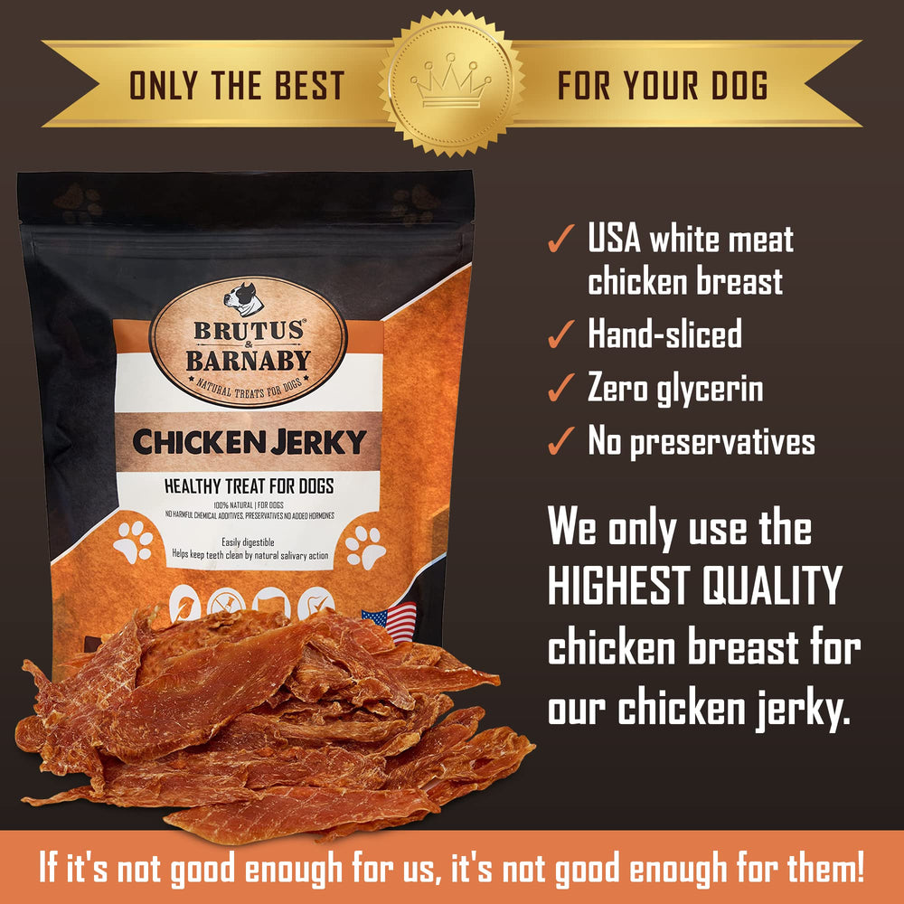 Brutus & Barnaby premium chicken fillets: whole breast, minimally processed for natural rewards
