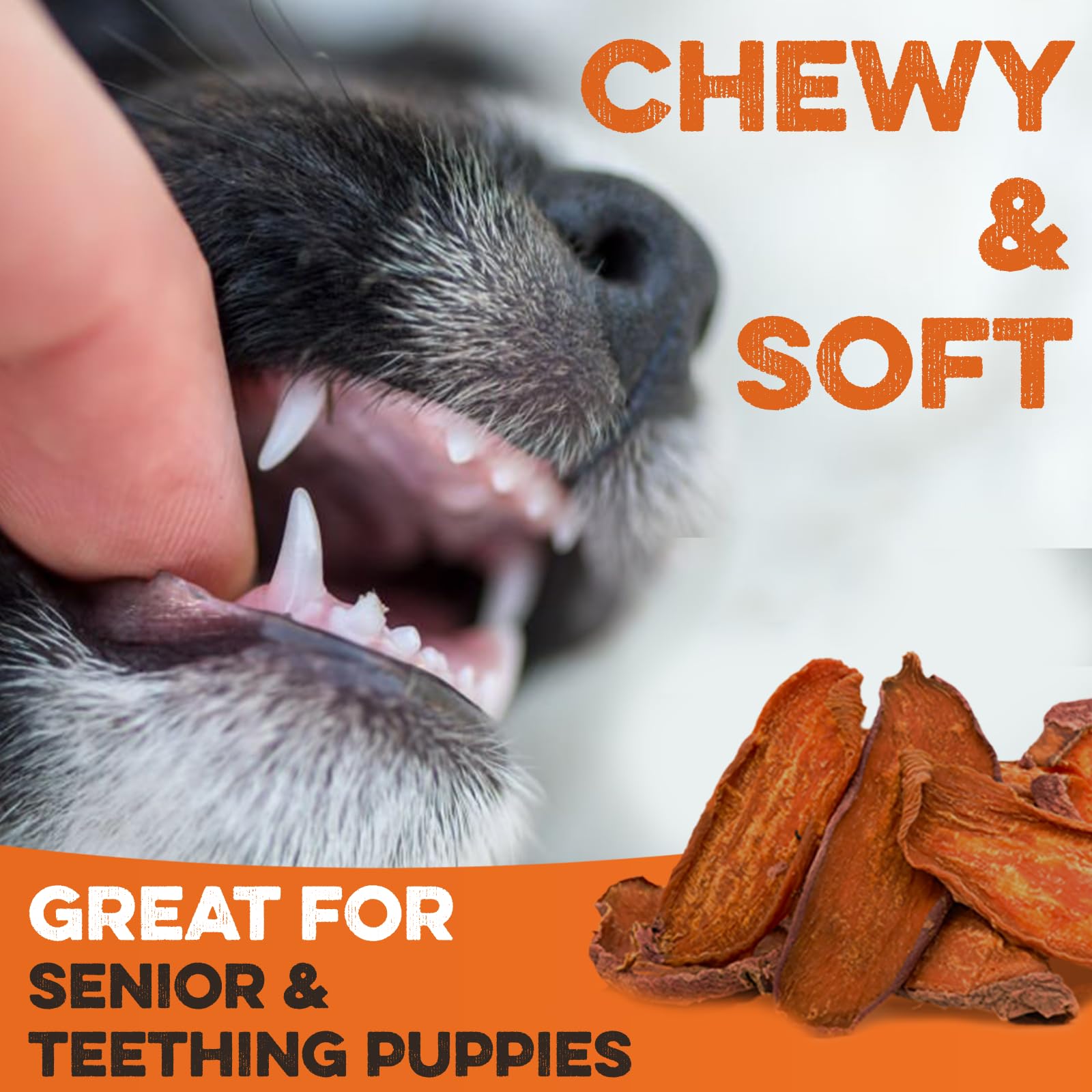 Brutus and Barnaby puppy and senior friendly treats ideal for teething and comfort.